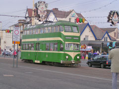 
Tram 700, Blackpool Tramways, October 2009